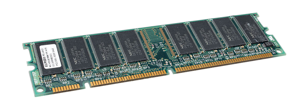 MC-4516CB647PF-A75 Elpida 128MB PC133 133MHz non-ECC Unbuffered CL3 168-Pin DIMM Memory Module