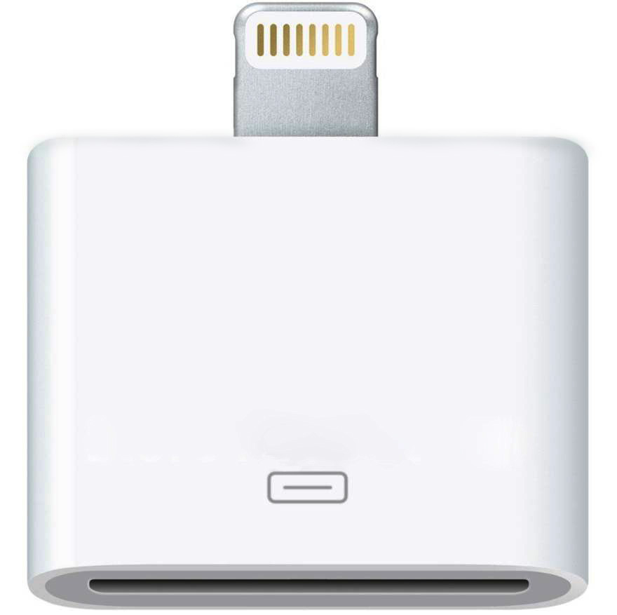 MD823ZM/A Apple Lightning to 30-Pin Adapter for iPhone 5/ Ipod Touch 5th Generation and iPod nano 7th Generation (Refurbished)