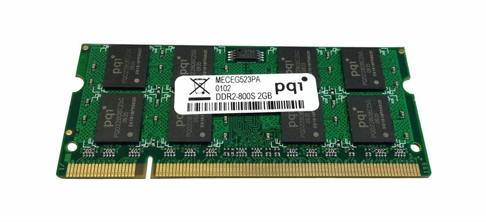 MECEG523PA PQI 2GB SoDimm PC6400 Memory