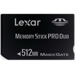 MSDP512-40-664 Lexar Platinum-II 512MB Pro Duo Stick Flash Memory Card