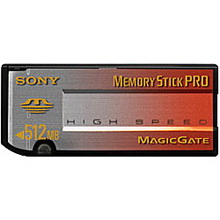 MSX-512N Sony 512MB Pro Duo Stick Flash Memory Card