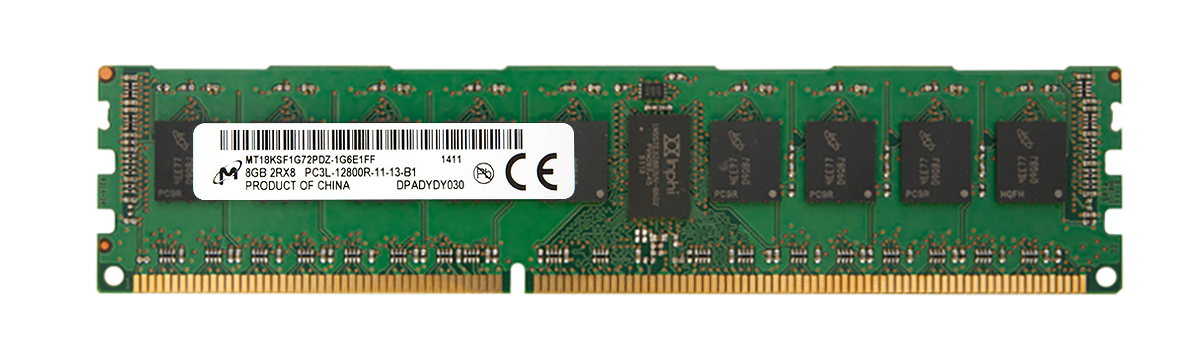 3D-14D326R21801-8G 8GB Module DDR3 PC3-12800 CL=11 Registered ECC w/Parity DDR3-1600 Dual Rank, x8 Low Voltage 1.35V 1024Meg x 72 for SuperMicro X9DB3-TPF Motherboard n/a