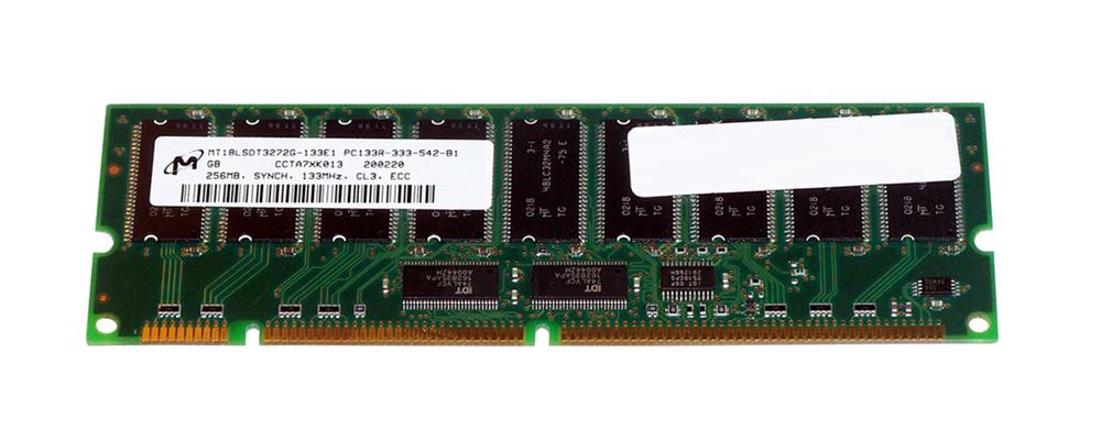 MT18LSDT3272G-133E1 Micron 256MB PC133 133MHz ECC Registered CL3 168-Pin DIMM Memory Module
