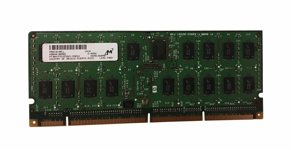 3DHPA9849-69001 3D Memory 4GB PC2-4200 DDR2-533MHz Registered ECC Custom-designed 278-Pin DIMM Dual Rank Memory Module P/N (compatible with A9849-69001, KVR533D2D4R4/4G, 12R6452, 370-6210, 3706210)