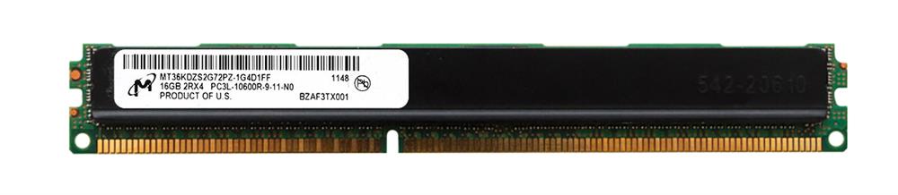 MT36KDZS2G72PZ-1G4D1 Micron 16GB PC3-10600 DDR3-1333MHz ECC Registered CL9 240-Pin DIMM 1.35V Low Voltage Very Low Profile (VLP) Dual Rank Memory Module