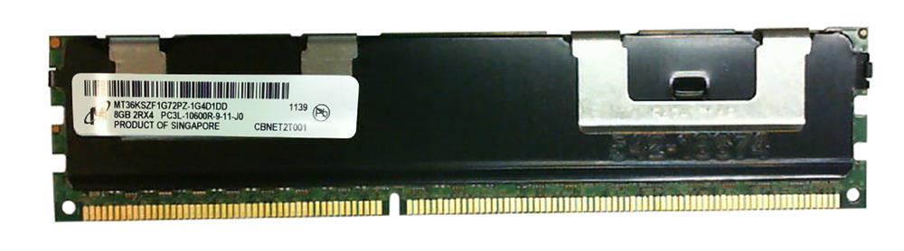 MT36KSZF1G72PZ-1G4 Micron 8GB PC3-10600 DDR3-1333MHz ECC Registered w/ Parity CL9 240-Pin DIMM 1.35V Low Voltage Dual Rank Memory Module