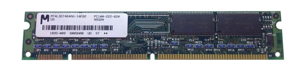MT4LSDT464AG-10EB2 Micron 32MB PC100 100MHz non-ECC Unbuffered CL2 168-Pin DIMM Single Rank Memory Module