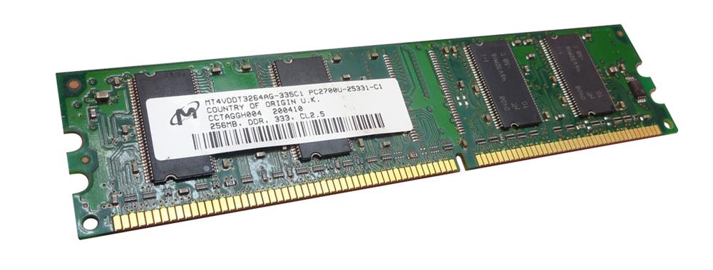 MT4VDDT3264AG-335C1 Micron 256MB DDR1 PC2700 Memory