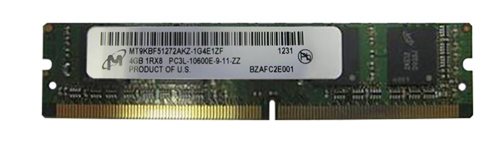 MT9KBF51272AKZ-1G4 Micron 4GB PC3-10600 DDR3-1333MHz ECC Unbuffered CL9 244-Pin Mini-DIMM 1.35V Low Voltage Very Low Profile (VLP) Single Rank Memory Module