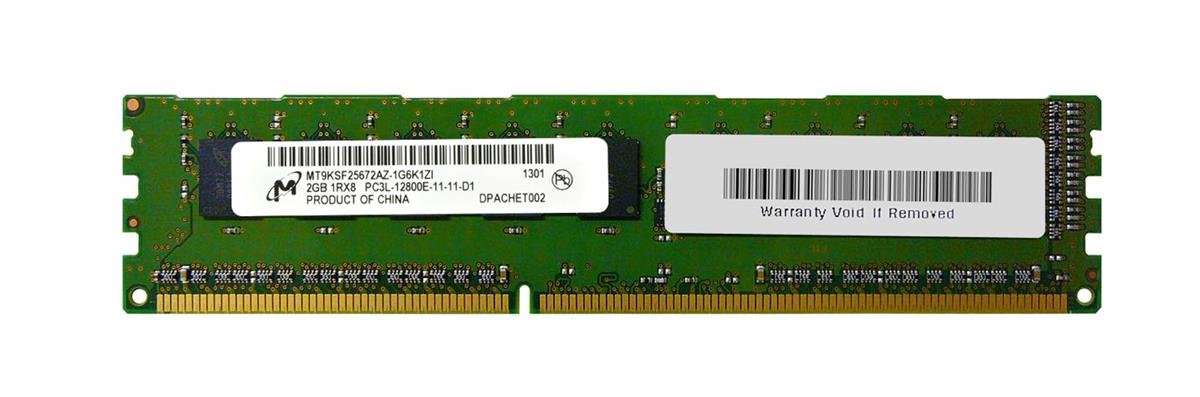 MT9KSF25672AZ-1G6K1ZI Micron 2GB DDR3 PC12800 Memory