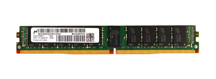 MTA18ADF2G72PZ-2G3 Micron 16GB PC4-19200 DDR4-2400MHz Registered ECC CL17 288-Pin DIMM 1.2V Very Low Profile (VLP) Single Rank Memory Module