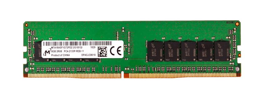 MTA18ASF1G72PDZ-2G1B1 Micron 8GB PC4-17000 DDR4-2133MHz Registered ECC CL15 288-Pin DIMM 1.2V Dual Rank Memory Module