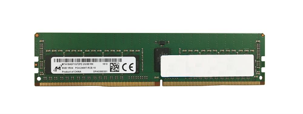 MTA18ASF1G72PZ-2G3B1 Micron 8GB PC4-19200 DDR4-2400MHz Registered ECC CL17 288-Pin DIMM 1.2V Single Rank Memory Module