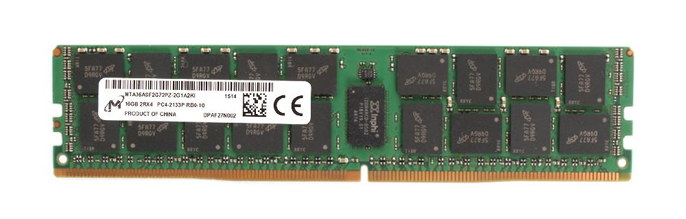 MTA36ASF2G72PZ-2G1A2KI Micron 16GB PC4-17000 DDR4-2133MHz Registered ECC CL15 288-Pin DIMM 1.2V Dual Rank Memory Module