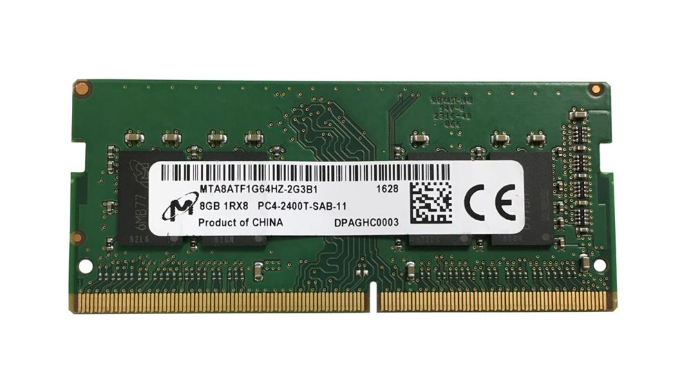 MTA8ATF1G64HZ-2G3 Micron 8GB PC4-19200 DDR4-2400MHz non-ECC Unbuffered CL17 260-Pin SoDimm 1.2V Single Rank Memory Module