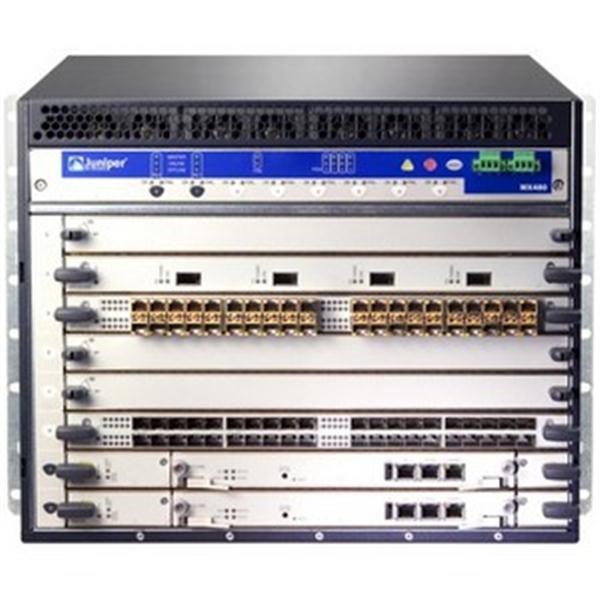 MX480-PREMIUM-AC Juniper MX480 Ethernet Services Router 6 x Interface Card, 2 x Switch Control Board (Refurbished)