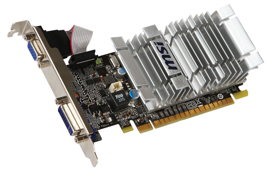 N8400GS-D1GD3H MSI GeForce GS 8400 1GB DDR3 64-Bit PCI Express 2.0 x16 Low Profile Video Graphics Card