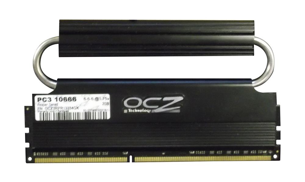 OCZ3RPR13334GK OCZ 4GB Kit (2 X 2GB) PC3-10600 DDR3-1333MHz non-ECC Unbuffered CL9 240-Pin DIMM Single Rank Memory
