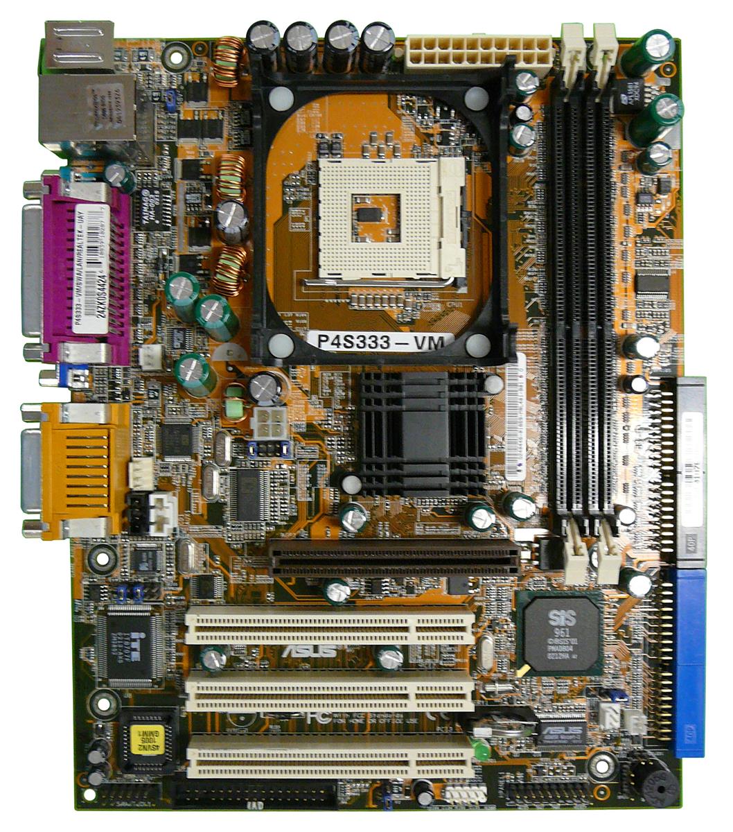 P4S333-VM ASUS Socket LGA478 Intel SiS650 Chipset micro-ATX Motherboard (Refurbished)