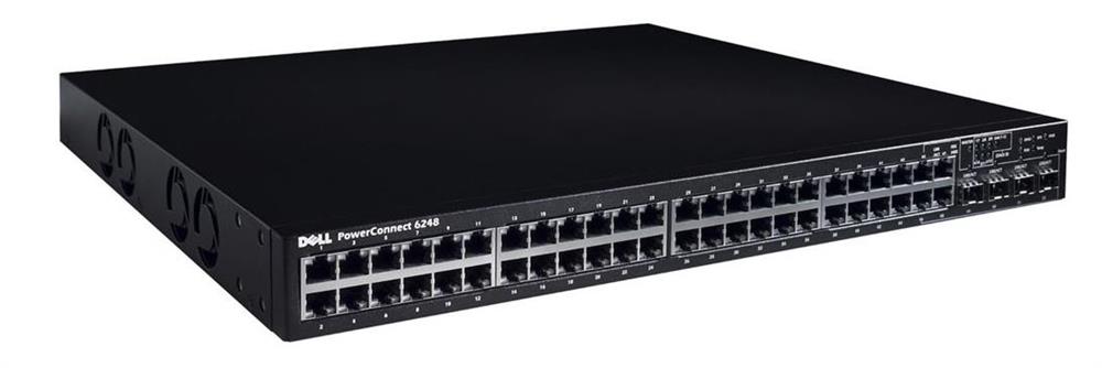 PC6248 Dell PowerConnect 6248 48-Ports 10/100/1000 Gigabit Switch (Refurbished)