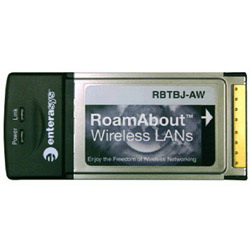 RBTBJ-AW Enterasys RoamAbout Multimode Wireless LAN Client PC Card RBTBJAW Network adapter CardBus 802.11b 802.11a 802.11g (Refurbished)