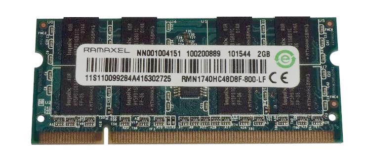 RMN1740HC48D8F-800-LF Ramaxel 2GB SoDimm PC6400 Memory