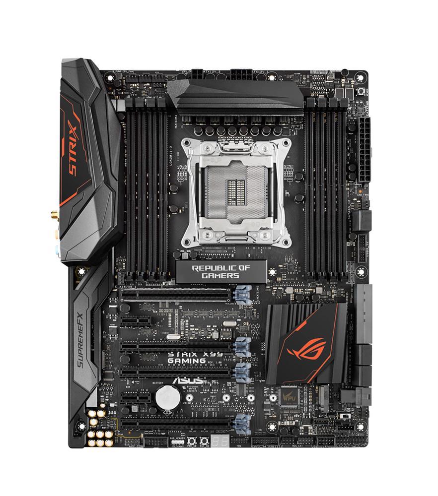 ROG STRIX X299 GAMING Asus Socket LGA 2066 Intel X299 Chipset Core X-Series Processors Support DDR4 8x DIMM 8x 6.0Gb/s ATX Motherboard (Refurbished)