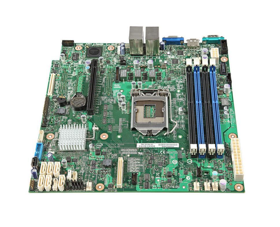 S1200V3RP Intel C226 Chipset Socket LGA 1150 Xeon E3-1200 v4 Processor Support Extended uATX Server Motherboard (Refurbished)