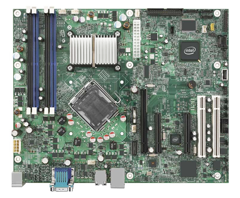 S3210SHLX Intel Socket LGA 775 Intel 3210 + ICH9R Chipset Dual Core Xeon 3000/ Pentium Dual Core/ Quad-Core Xeon 3200 Processors Support DDR2 4x DIMM 6x SATA 3.0Gb/s ATX Server Motherboard (Refurbished)
