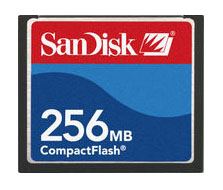 SDCFB-256-201-00 SanDisk 256MB CompactFlash (CF) Memory Card
