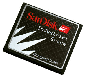 SDCFB-256-201-80 SanDisk 256MB Industrial CompactFlash (CF) Memory Card