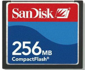 SDCFJ-256-859 SanDisk 256MB CompactFlash (CF) Memory Card
