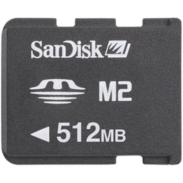 SDMSM2-512 SanDisk 512MB Memory Stick Micro M2 Card