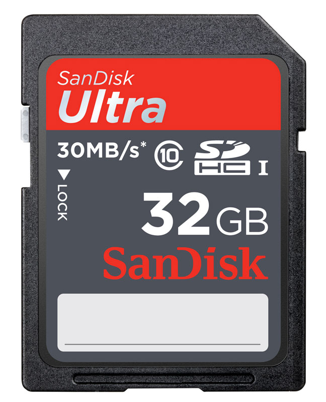 SDSDU-032G-U46 Sandisk Ultra 32GB Class 10 Secure Digital High Capacity (SDHC) UHS-I Flash Memory Card