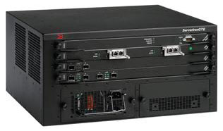 SI-GT-EGX4P Foundry Networks Serveriron GT-E 4-Slot Chassis Equipped with WSM6-2 Web Switching Management Module with TWO BPs