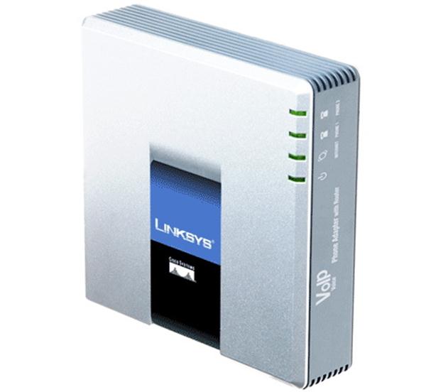 SPA-2102B Linksys Phone Adapter W/Router Cisco f (Refurbished)