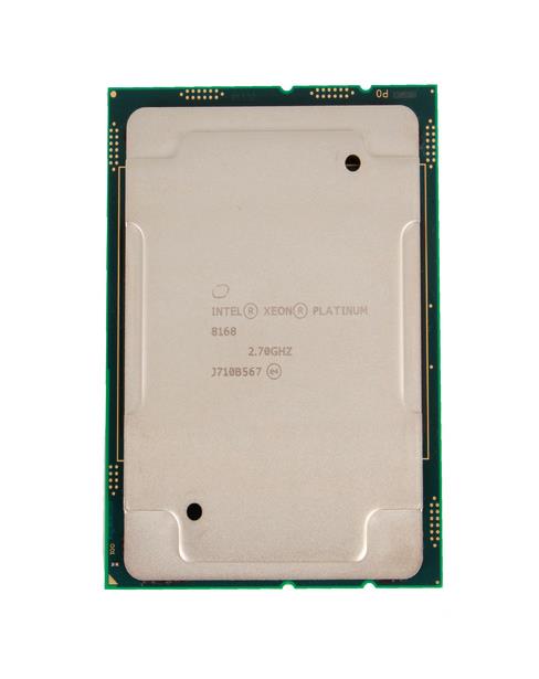 SR37J Intel Xeon Platinum 8168 24-Core 2.70GHz 10.40GT/s UPI 33MB L3 Cache Socket LGA3647 Processor