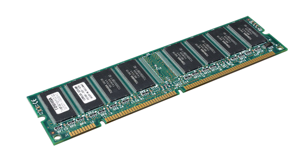 THMY6416H1EG-80 Toshiba 128MB PC100 100MHz non-ECC Unbuffered CL2 168-Pin DIMM Memory Module