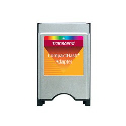 TS0MCF2PC Transcend PCMCIA ATA Adapter for CompactFlash (CF) Memory Card