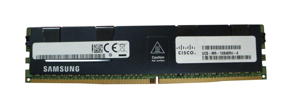 UCS-MR-1X648RU-A Cisco 64GB PC4-17000 DDR4-2133MHz Registered ECC CL15 288-Pin DIMM 1.2V Octal Rank Memory Module