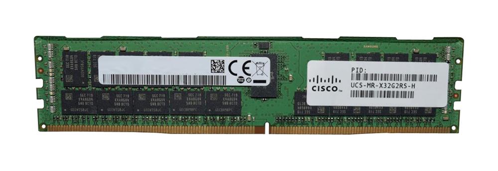 UCS-MR-X32G2RS-H Cisco 32GB PC4-21300 DDR4-2666MHz Registered ECC CL19 288-Pin DIMM 1.2V Dual Rank Memory Module
