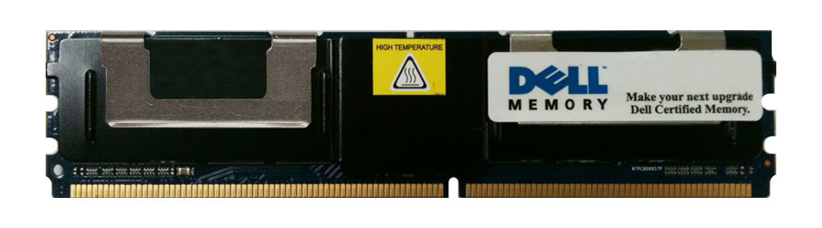 UW727 Dell 512MB PC2-4200 DDR2-533MHz ECC Fully Buffered CL4 240-Pin DIMM Single Rank Memory Module