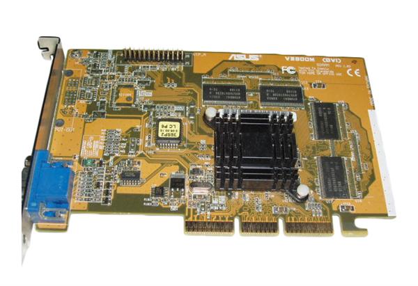 V3800M ASUS nVidia TNT2 32MB M64 AGP 32MB Video Graphics Card for Sony PCV-RX Series