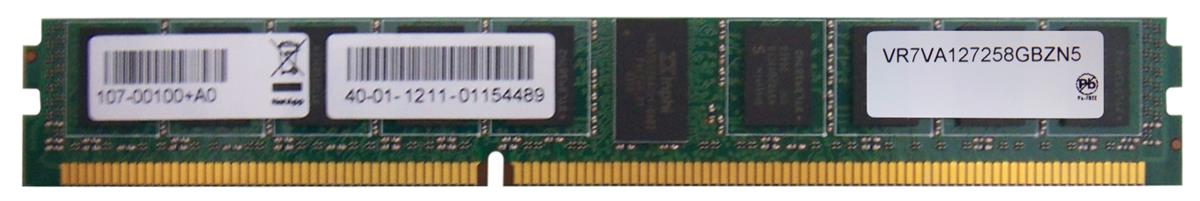 VR7VA127258GBZN5 Viking 8GB Kit (2 X 4GB) PC3-10600 DDR3-1333MHz ECC Registered CL9 240-Pin DIMM Very Low Profile (VLP) Dual Rank Memory