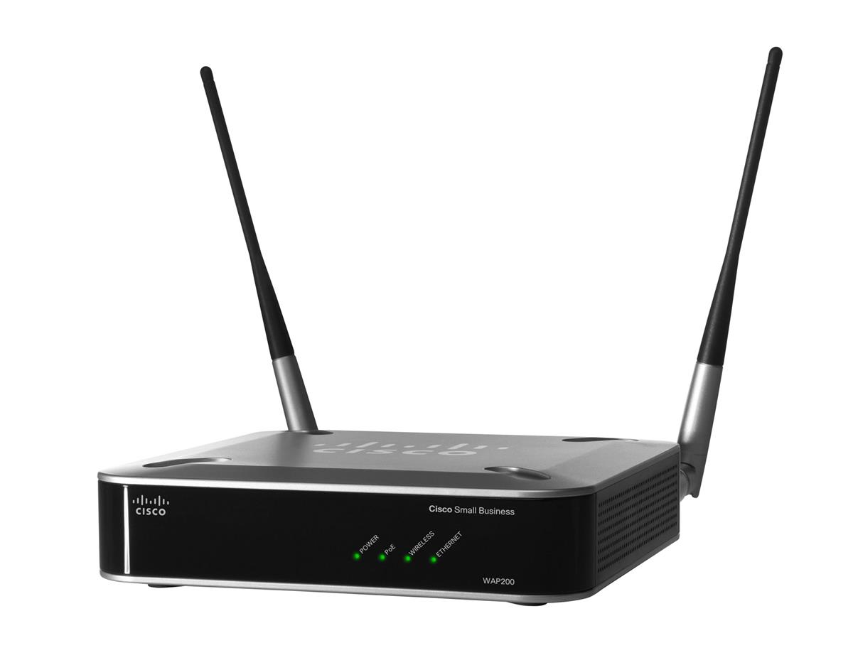WAP200 Cisco Wireless-G Access Point PoE Rangebooster (Refurbished)