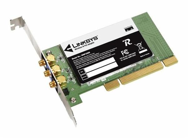 WMP300N Linksys 540Mbps 20MHz IEEE 802.11b PCI 2.3 Wireless G Network Card