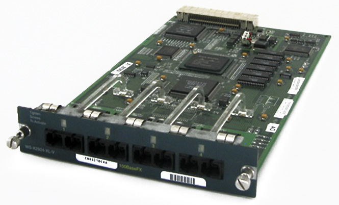 WS-X2924-XL-V Cisco Switching Module 4 x 100Base-FX LAN Switching Module (Refurbished)