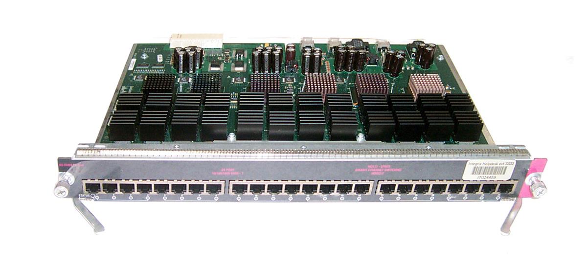 WS-X4424-GB-RJ45 Cisco 24-Ports RJ-45 1Gbps 1000Base-T Gigabit Ethernet Switch Module for Catalyst 4500 (Refurbished)