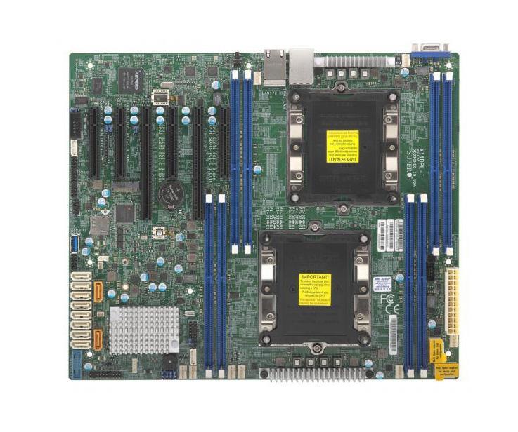 X11DPL-i SuperMicro Dual Socket LGA 3647 Intel C621 Chipset Intel Xeon Scalable Processors Support DDR4 8x DIMM 10x SATA3 6.0Gb/s ATX Server Motherboard (Refurbished)