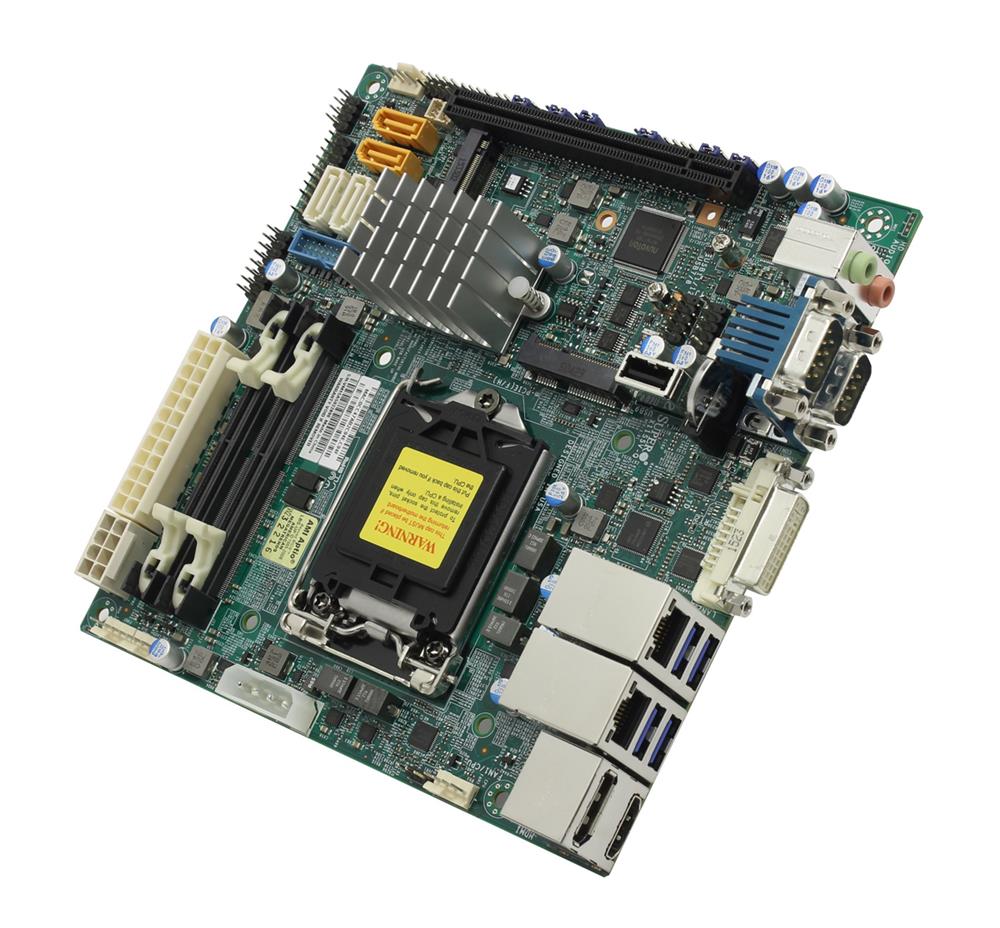 X11SSVQO SuperMicro X11SSV-Q Socket LGA 1151 Intel Q170 Express Chipset Core i3 / i5 / i7 6th/7th Generation Pentium / Celeron Processors Support DDR4 2x DIMM 5x SATA3 6.0Gb/s Mini-ITX Motherboard (Refurbished)
